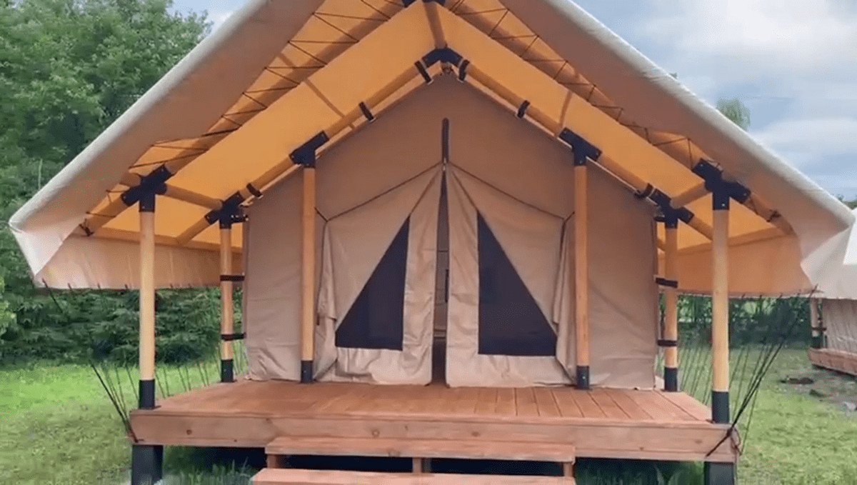 Пaлaтка для глэмпинга 4×7 m